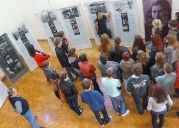 Peer Education: Students Giving Tour of the Anne Frank Exhibit to Their Classmates