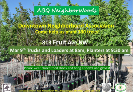 Come help Tree New Mexico and DNA plant 100 trees!