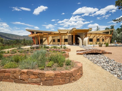 The new, award-winning, LEED certified Los Alamos Nature Center