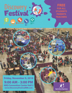 Discovery Festival FREE S.T.E.A.M. Event - Friday, November 9th
