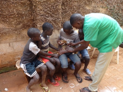 The Uganda SPCA's shelter, The Haven, vaccinates community dogs and cats